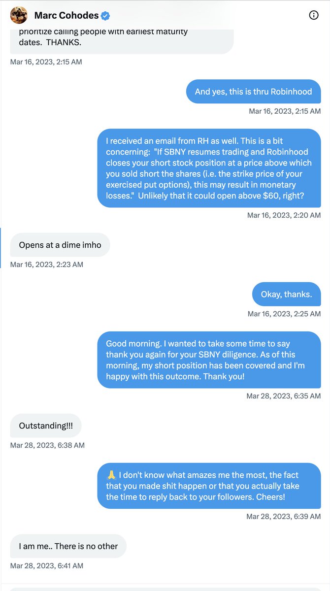 ono_tech's tweet photo. You changed my life #lol. For real though, you have given me a #different #perspective of the #stockmarket. I #talk to my #friends about this #Cohodes #moment that changed #everything! #Thankful for @AlderLaneEggs #standontheshouldersofgiants #Newton
$SBNY $SI $AX $RILY $HOOD https://t.co/JknnaS44SJ