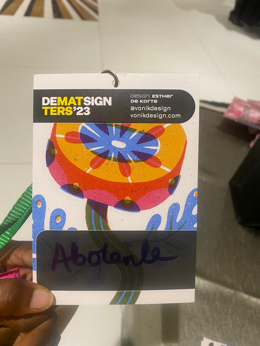 Abolanleyy's tweet photo. This time yesterday i was on my home reminiscing about the event.
I'm ever grateful for the opportunity to volunteer for #designmatterslagos 2023 @VictoryBrown_ @designmattersdk , it was a fun and knowledge filled experience for me❤️🤗🎊 https://t.co/dcRE0ilK4F