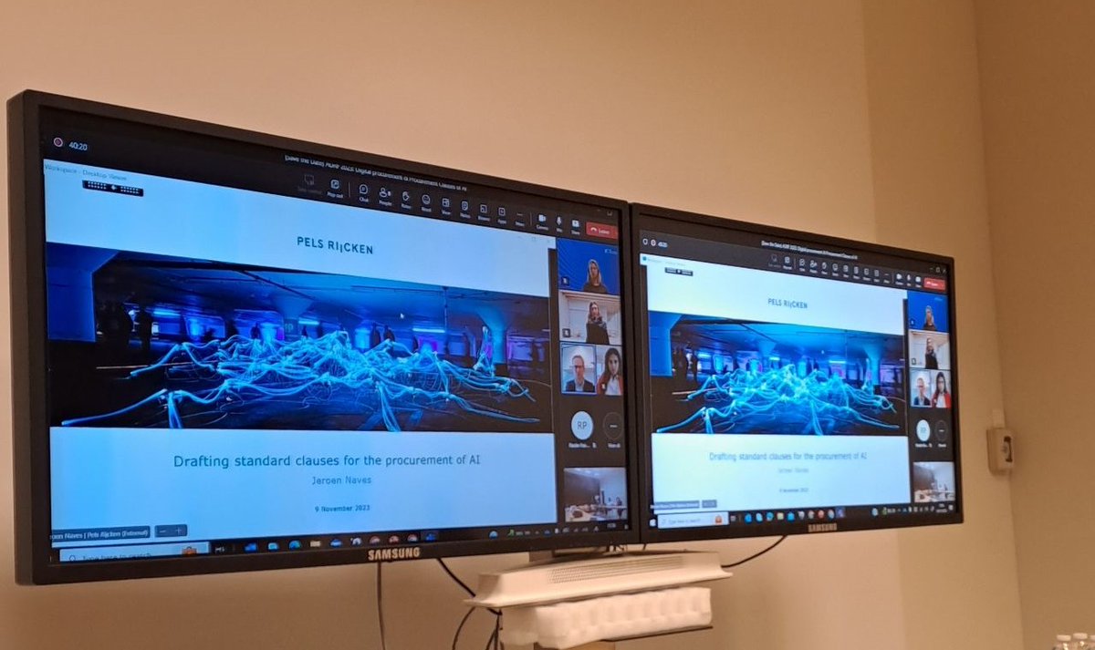 💡Read our new article on last week's workshop on the "Standard Procurement Clauses of AI"

📖living-in.eu/news/procureme…

#LivinginEU #joinboostsustain