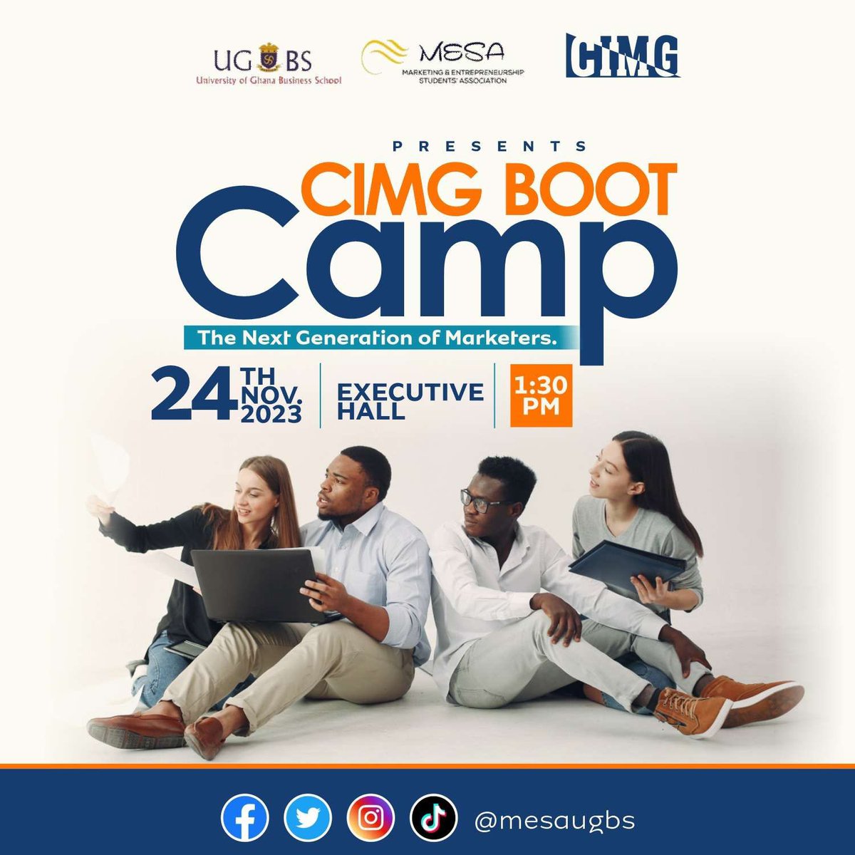 MesaUgbs's tweet photo. Join us for an exclusive event with the Chartered Institute of Marketing Ghana as we delve into the latest trends and strategies in the dynamic world of marketing.
@ugbsofficial @cimgghana @cimggh https://t.co/whtqrHK07w