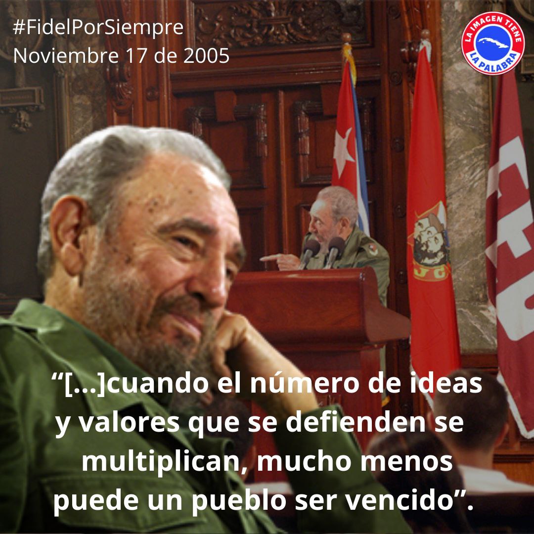 segura_yadir's tweet photo. El discurso del Comandante en Jefe #FidelPorSiempre en el aula Magna de la Universidad de la Habana cobra en este tiempo más vigencia que nunca. #LatirXUnEneroDeVictorias #Morón https://t.co/H1JttVyg7b