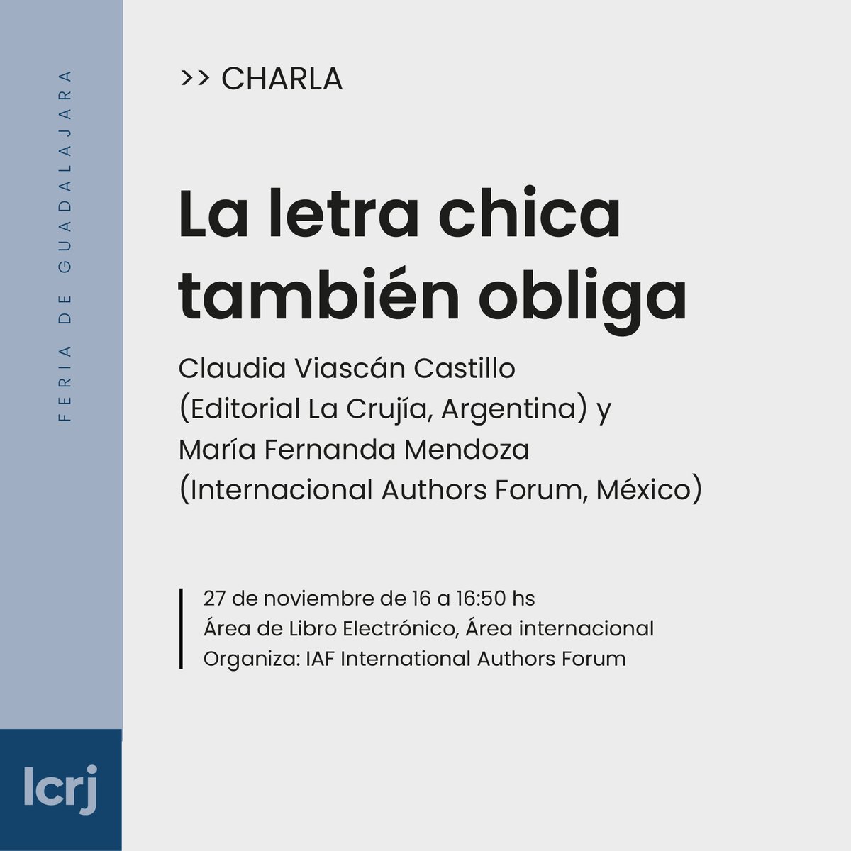 LaCrujiaEd's tweet photo. ¡Atención, amigas y amigos de México! Estaremos participando de varios hermosos eventos de la mano de @ClaudiaViascan. Qué maravilla saber que nuestro catálogo podrá llegar a nuevos lectores y acariciar nuevos corazones. 🛩️📚🥰 https://t.co/un0wBpMnGf