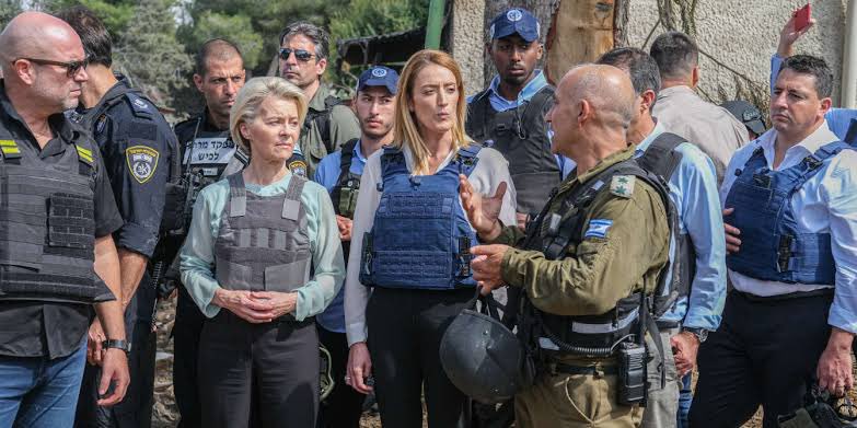 RamAbdu's tweet photo. The EU's direct involvement in the ongoing Gaza genocide is marked by issuing statements calling for a humanitarian truce. These statements only serve the purpose of providing Israel with additional time to carry out ethnic displacements and commit more massacres. #GazaGenocide https://t.co/wwCnn3DI1Y