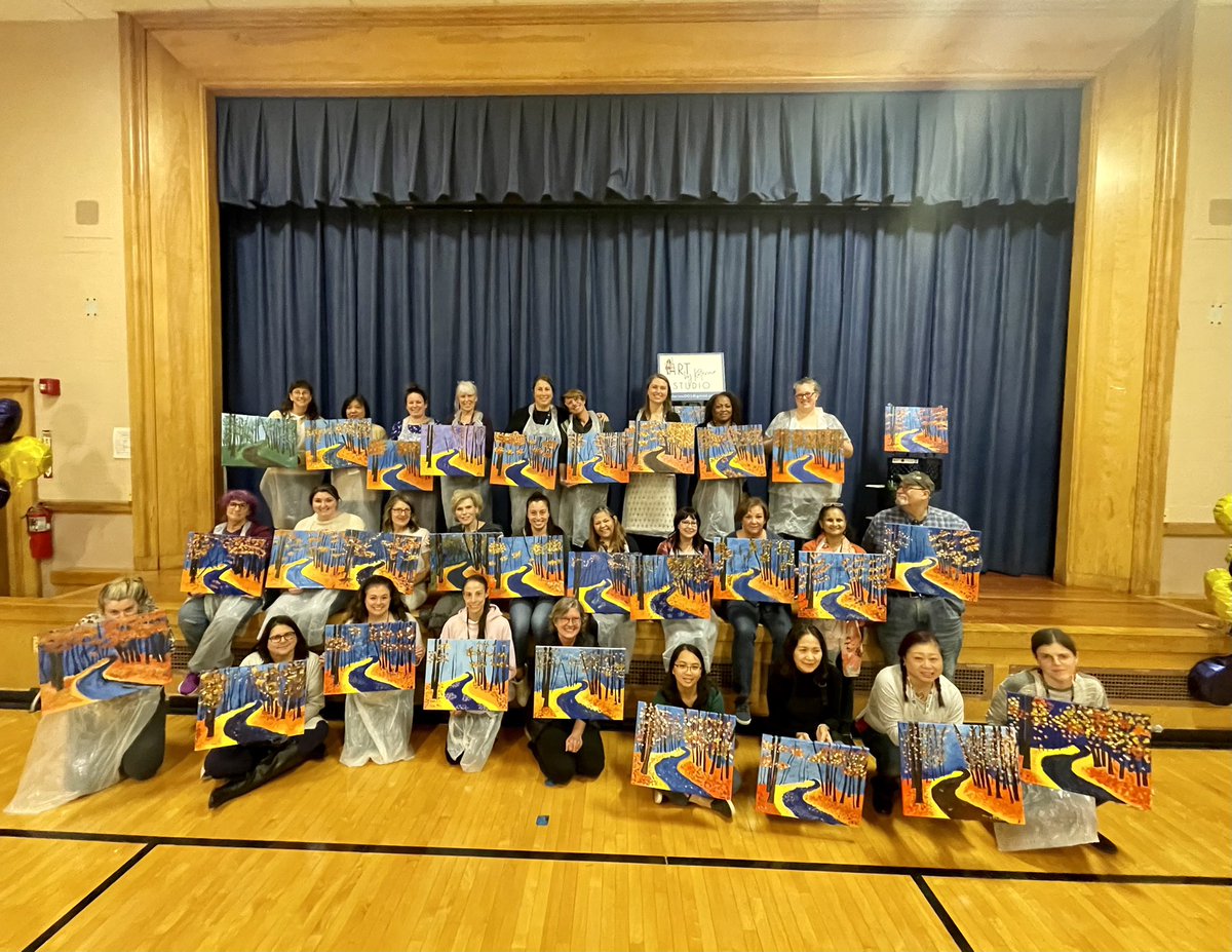 Paint Night is always a great way to decompress and destress. #lexiswell #youareenough