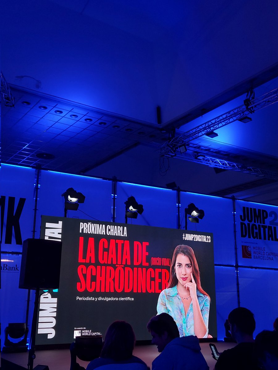 Vicente Medina (@medivec) on Twitter photo Empieza la charla de <a href="/SchrodingerGata/">Rocío Vidal</a>: 'Divulgar en tiempos del cólera'.
¡Un encuentro imperdible para amantes de la divulgación científica! 🔬📚
#jump2digital23 Empieza la charla de <a href="/SchrodingerGata/">Rocío Vidal</a>: 'Divulgar en tiempos del cólera'.
¡Un encuentro imperdible para amantes de la divulgación científica! 🔬📚
#jump2digital23