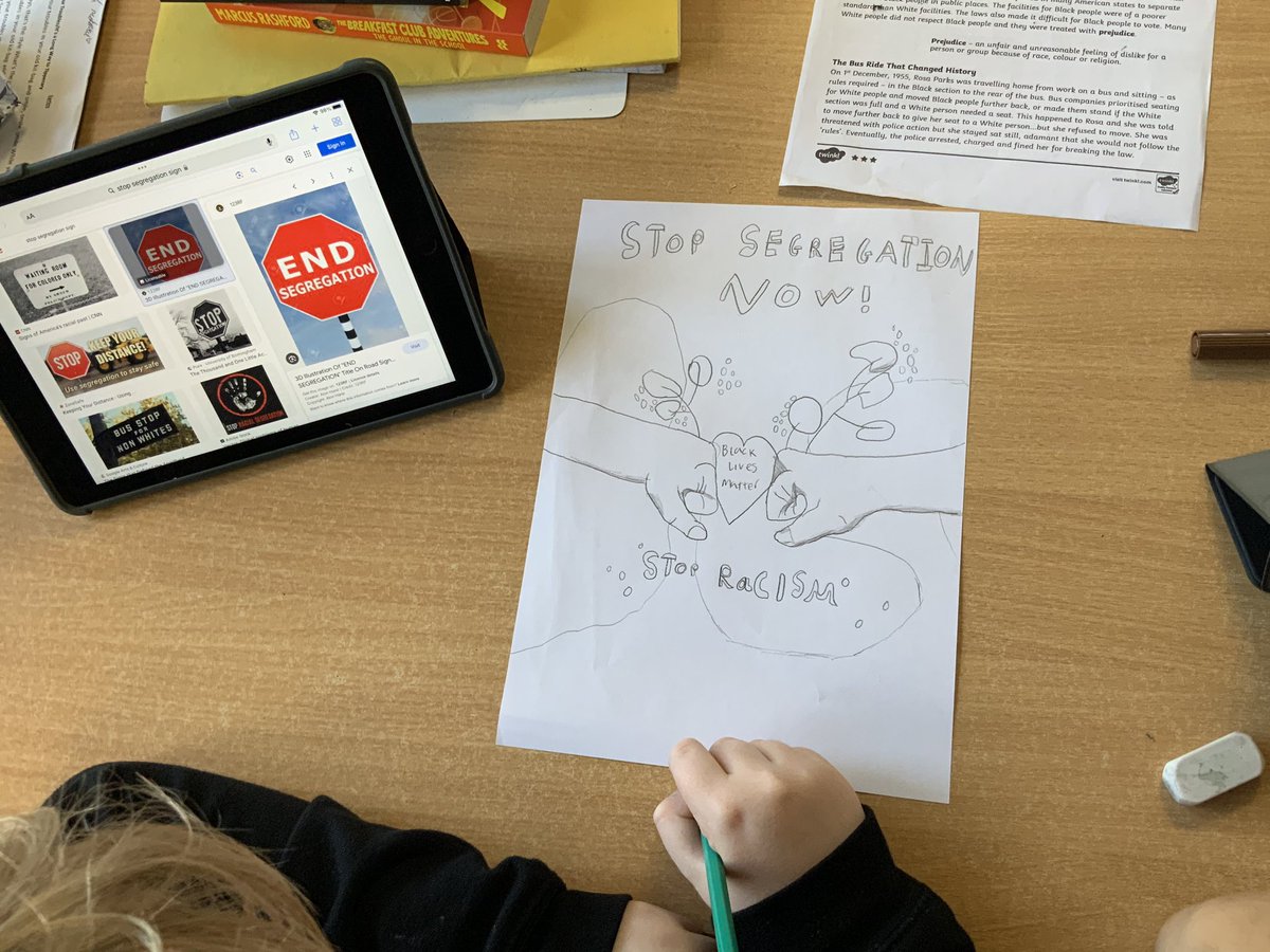 Y6RDPS's tweet photo. @y6rdps took part in a range of activities for Black History Month learning about the lives of individuals involved in the civil rights movement https://t.co/SCh7s7Xq83