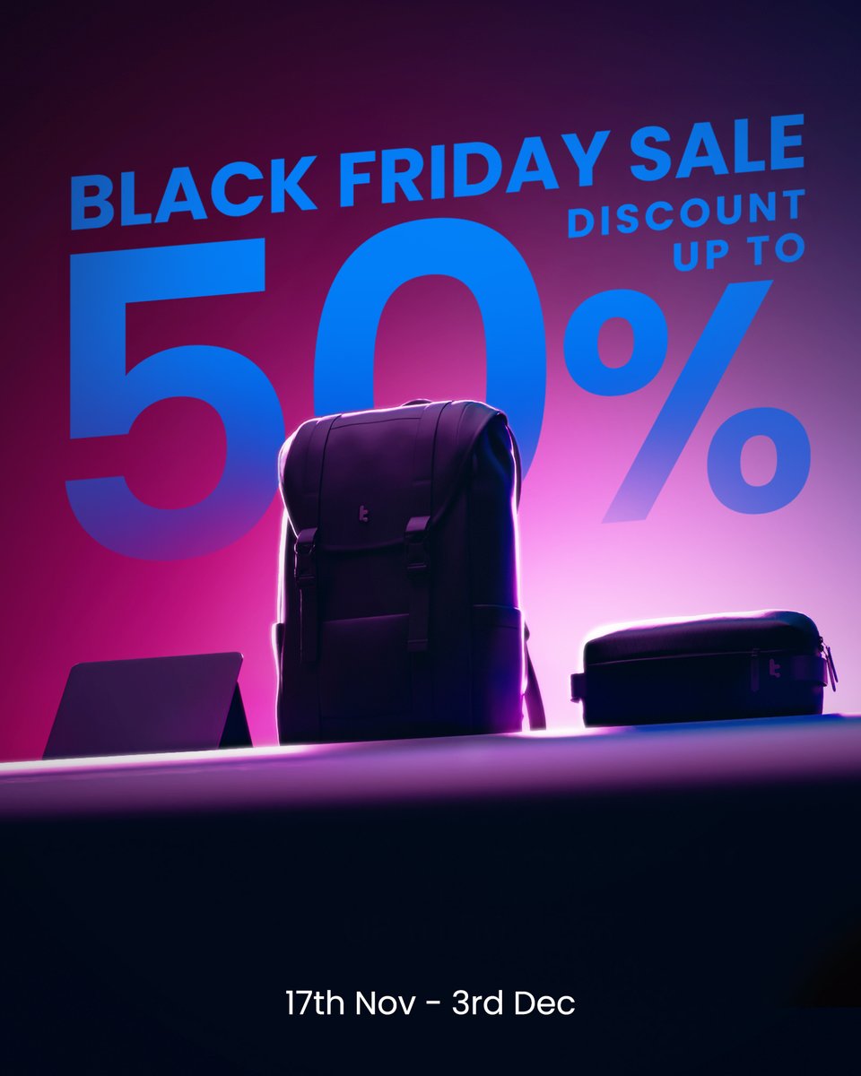 tomtoc_official's tweet photo. 🌟𝟖𝟓 𝐖𝐈𝐍𝐍𝐄𝐑𝐒🌟
Check out this exciting Black Friday 𝐆𝐈𝐕𝐄𝐀𝐖𝐀𝐘!🎁
❣️And grab amazing 𝐃𝐄𝐀𝐋𝐒 on AMZ &amp; Official Website.

𝐓𝐨 𝐞𝐧𝐭𝐞𝐫:
✅Follow @tomtoc_official 
✅RT + ♥ 
✅Tag a Friend

💡More details are shown below.
#Giveaway #BlackFriday2023 #tomtoc https://t.co/osmDUbzjwf