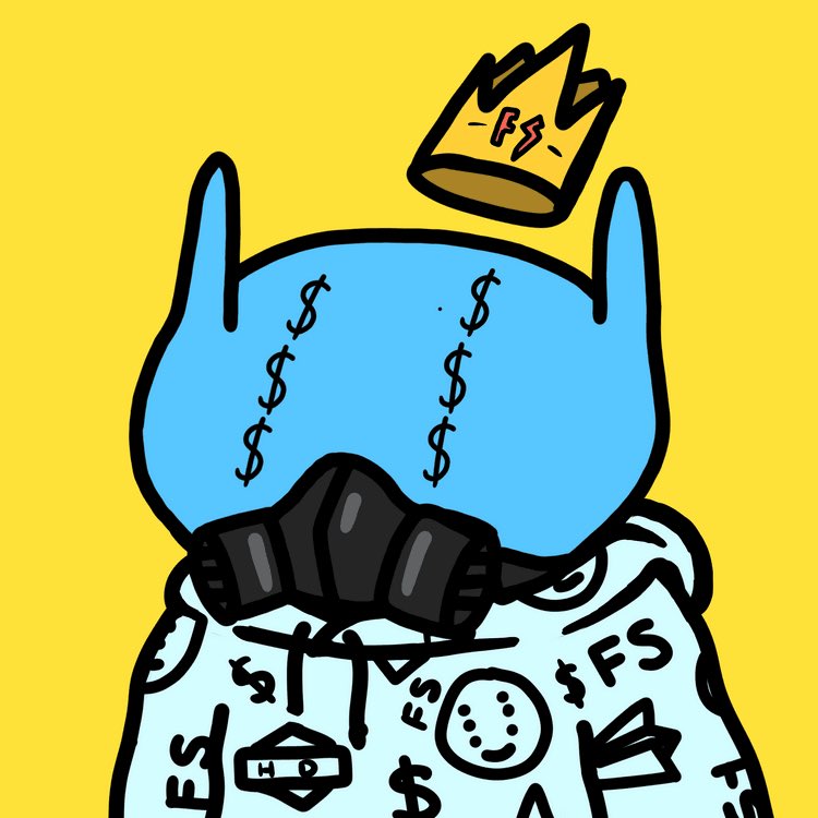 Gm from <a href="/alienfrens/">alien frens</a> FSxAF #278

This project is a limited edition 1,000pc collab between FULL SEND and Alien Frens. 

I won this around a year ago from the Fren Coin Marketplace. 👑 

Hope you have a great Friday! 

#AFrenADay