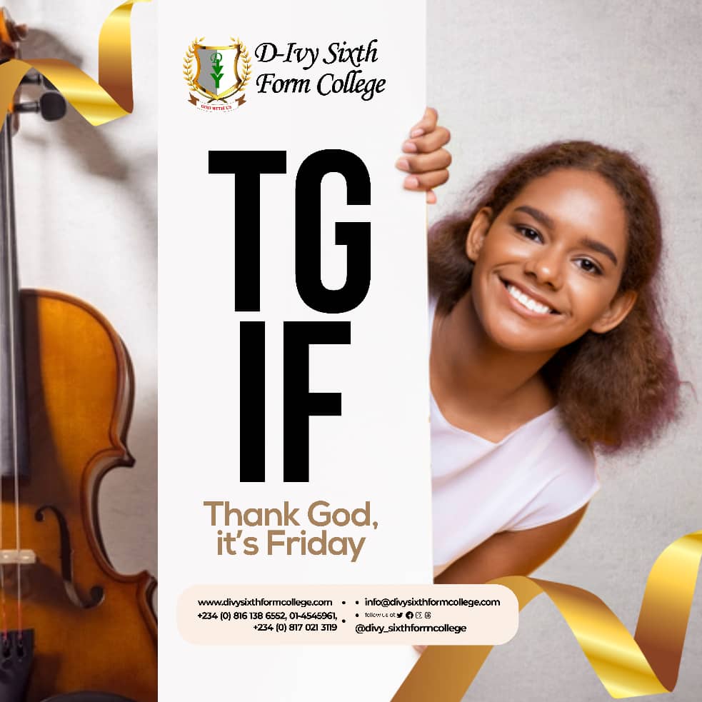 divysixthform's tweet photo. Hey! It's Friday and it's okay to say TGIF!

Do have a brilliant and refreshing weekend.

Much ❤️ from all of us. https://t.co/Yx4sSVXocJ
