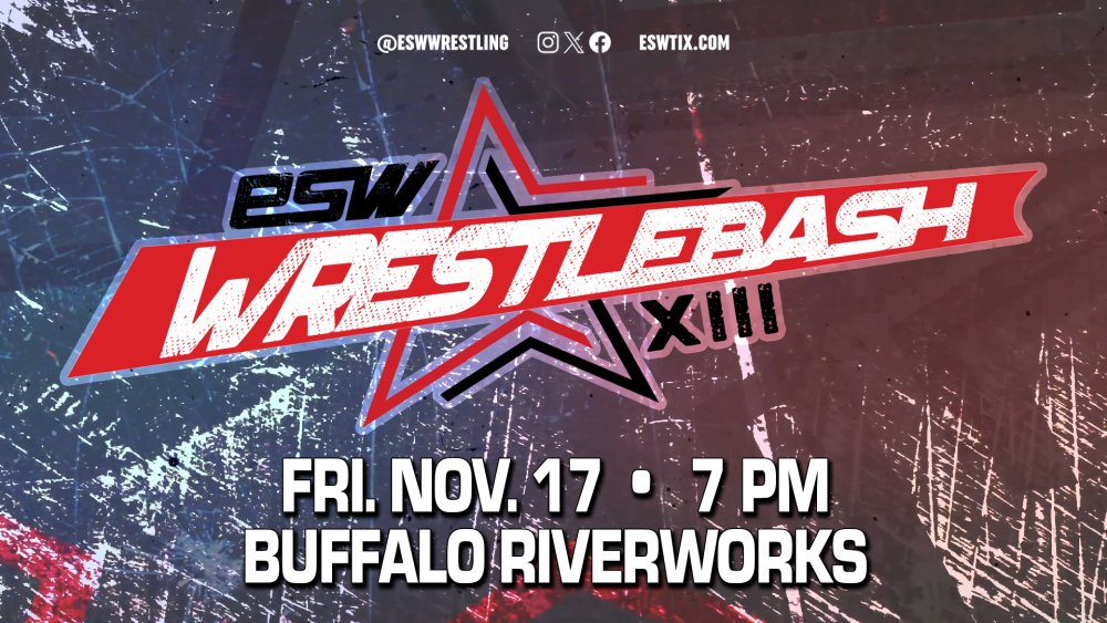 Tonight <a href="/RiverWorksBFLO/">Buffalo RiverWorks</a> former WWE Superstars Heath Slater &amp; Chris Adonis will be in action for ESW WrestleBash XIII! The Main event will feature reigning Heavyweight Champion Kevin Bennett defending against Vince Valor. GA tickets available at: bit.ly/3sCR6Qk