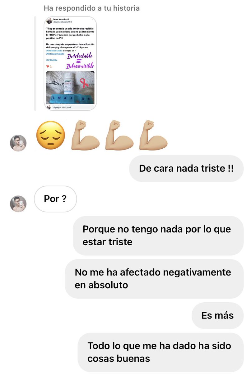 ivanciobasket66's tweet photo. He recibido varios mensajes “sintiéndolo por mi” y a todos les digo lo mismo.
No hay nada que sentir. Son circunstancias de cada uno y ya está.
Lo mejor de ser #VIHsible es la cantidad de mensajes de gente que me ha escrito con dudas o miedos y con mi experiencia se borraron https://t.co/07FSIzFTQN