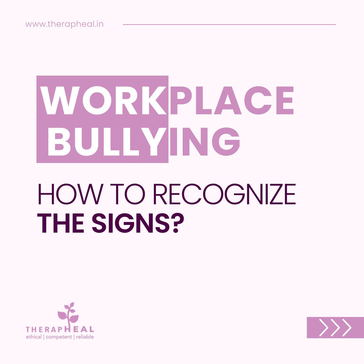 Prioritizing #MentalHealth: Understanding #WorkplaceBullying

instagram.com/p/Czv0k77hS2b/…

 #workplacewellness #workplacementalhealth #healthyworkplace #howto #recognize #bullying #endbullying #empoweremployees #notobullying #support #safespaces #antibullyingweek #antibullying