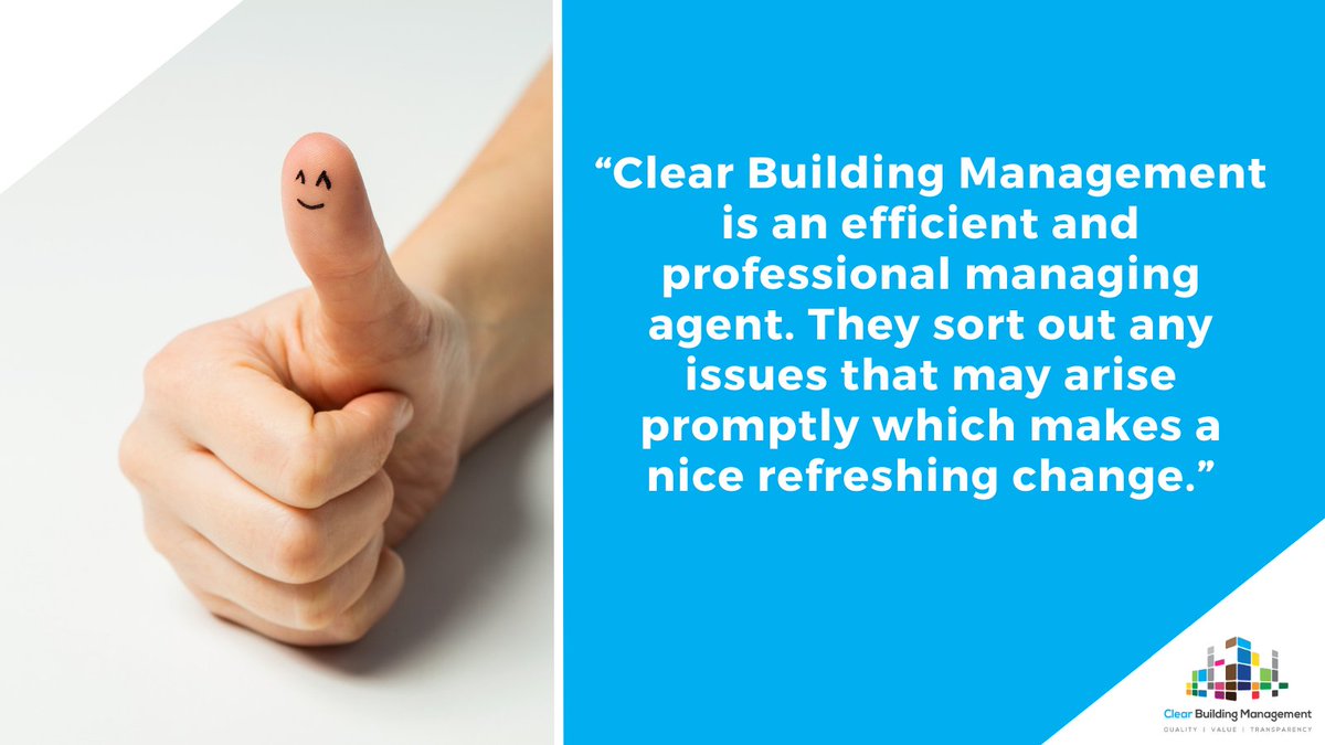 ClearBM's tweet image. A lovely testimonial to share this #FeedbackFriday 😃 Reviews like this really do mean the world to us.

Clear Building Management is a #ManagingAgent with a difference. For a fresh approach to how your development is managed, please do get in touch: bit.ly/48v3W37