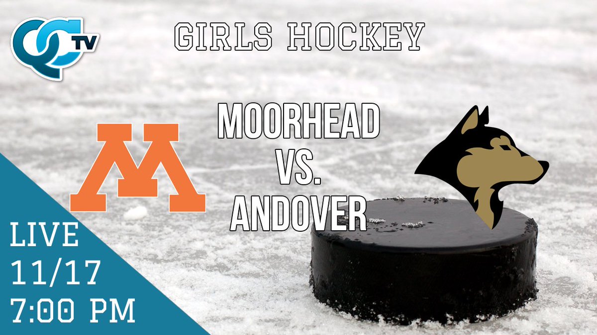 qctv's tweet photo. @MoorheadSpudsG1 faces @andovergirlshoc at 7:00 pm tonight! 🏒🥅

Click below to tune in to all the action LIVE on YouTube! Be sure to subscribe and turn on notifications so you don't miss a minute! 

https://t.co/VxvV3pCxgA

@andhshuskies

#HuksyNation #RollSkies #QCTV https://t.co/gPoGsZPq1b