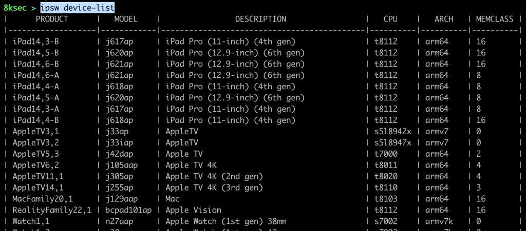 ptracesecurity's tweet image. Ipsw Walkthrough Part 1 – The Swiss Army Knife For IOS/MacOS Security Research  8ksec.io/ipsw-walkthrou… #MobileSecurity #iOSsecurity  #infosec