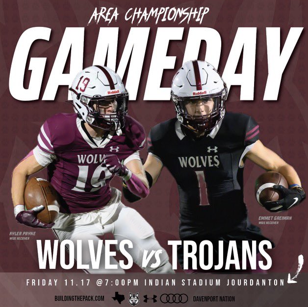 <a href="/DHSWolvesFB/">Davenport Football</a> NEW SEASON! Let’s GO! <a href="/DavenportWolves/">DHS Wolves Athletics</a> <a href="/Davenport_HS/">Davenport High School</a> <a href="/jdzimmerhanzel/">JD Zimmerhanzel</a> <a href="/taylour_to5o/">Taylour Toso</a> <a href="/matthewsdeloach/">DeLoach</a> <a href="/jeffstracener/">Jeff Stracener</a>