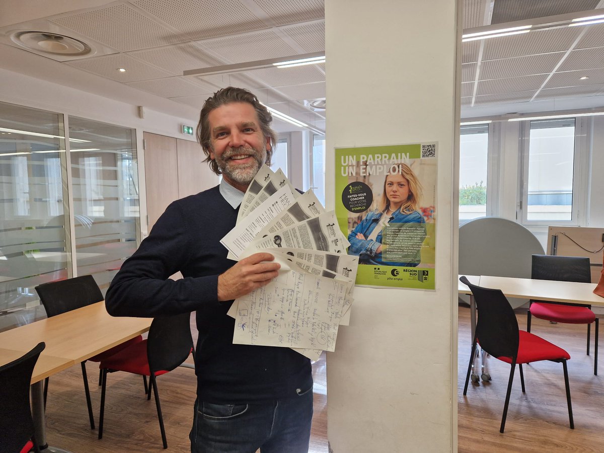 FTravail_06's tweet photo. @poleemploi_paca @ghislaineellena @VilledeNice @heleneblanc06 @Ph_Grell @MaRegionSud @AlpesMaritimes Aujourd'hui, 26 parrainages ont été mis en place dans le cadre d’ #UnparrainUnemploi. Ces événements permettent de #recruterautrement.
@poleemploi_paca @ghislaineellena @VilledeNice @heleneblanc06 #unparrainunemploi #parrainage #Emploi #poleemploi  @Ph_Grell @MaRegionSud https://t.co/uHPoobIHRi