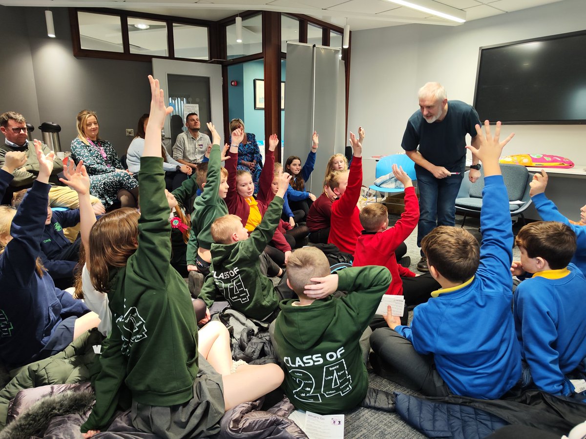 <a href="/ChrisNICCY/">Chris Quinn</a> Having some fun &amp; learning all about rights at Coleraine Library