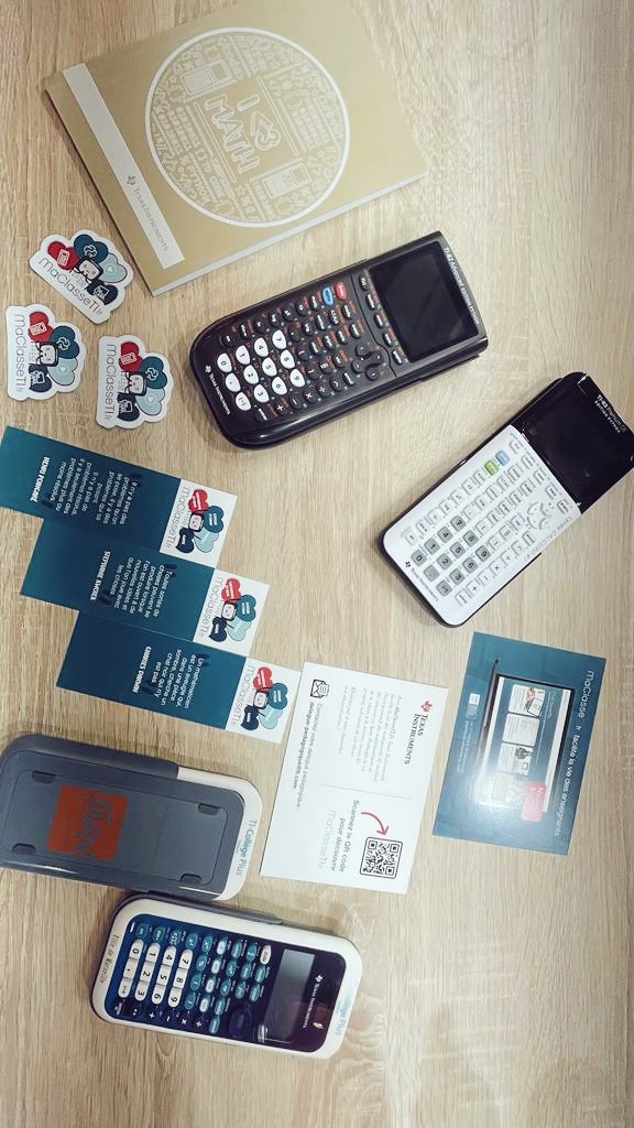 Dernières heures pour bénéficier d'une démonstration personnalisée de tout l'écosystème TI pour le lycée et le collège.
Et repartir avec des stickers et marque-pages très inspirés "so cute" MaClasseTI.fr 😉
<a href="/educatechexpo/">Educatech Expo</a> E51 !

#edtech #education #lycee #maths