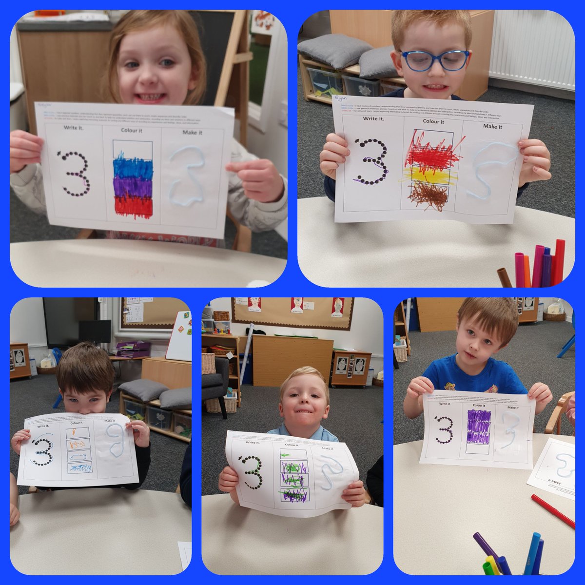 NurserySmos's tweet image. This week in assessment class, we're diving into the amazing world of number 3! 🪇🎉 Today, our learners had a blast engaging with a fun activity where they got to write, colour, and create the fabulous number 3! 👏👏  #MathMania #Number3 #AssessmentClass