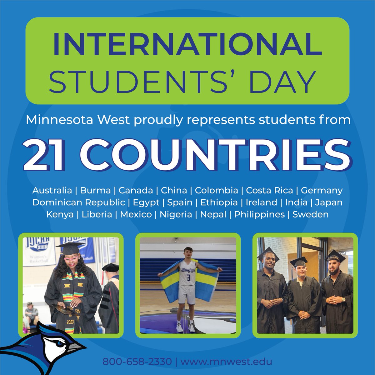MinnesotaWest's tweet photo. Minnesota West honors our Students who have chosen to pursue their dreams at our College. Our current International Students represent multiple countries and we value all they bring to Minnestota West! Learn more at: https://t.co/U4hg7SA5Di #MinnesotaWest #learnwithpurpose https://t.co/ihV3fFQCkL