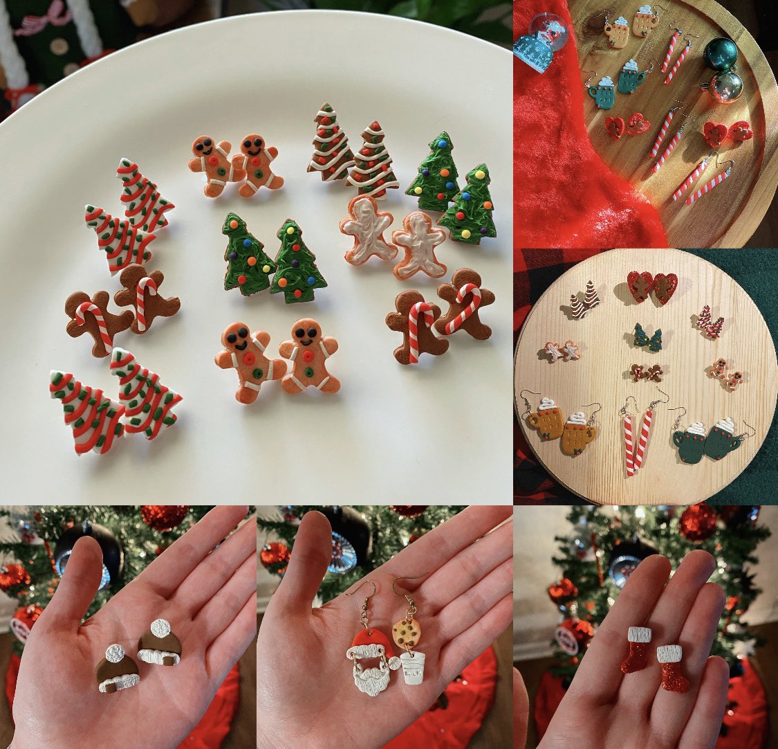 kyaabaird's tweet image. Plenty to choose from🎄❤️🍪🎅🏻
Code HOLIDAYS saves you 15% @ checkout when you spend $20 or more.

Treat yourself to a cute handmade pair of earrings!