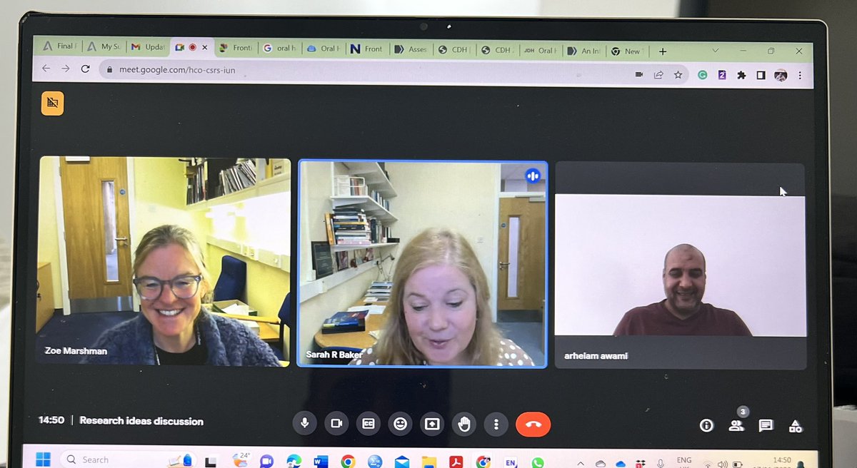 A very productive meeting  with <a href="/sarahRbakerDPH/">Prof Sarah Baker</a> and <a href="/zmarshman/">zmarshman</a> , this afternoon. More papers and research projects are expected in 2024!