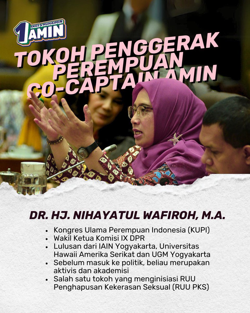 Perempuan Indonesia,  Berjiwa Pemimpin 

<a href="/cakimiNOW/">A Muhaimin Iskandar</a> <a href="/DPP_PKB/">DPP PKB</a> 

#AMINPeduliPerempuan
#AniesMuhaimin2024