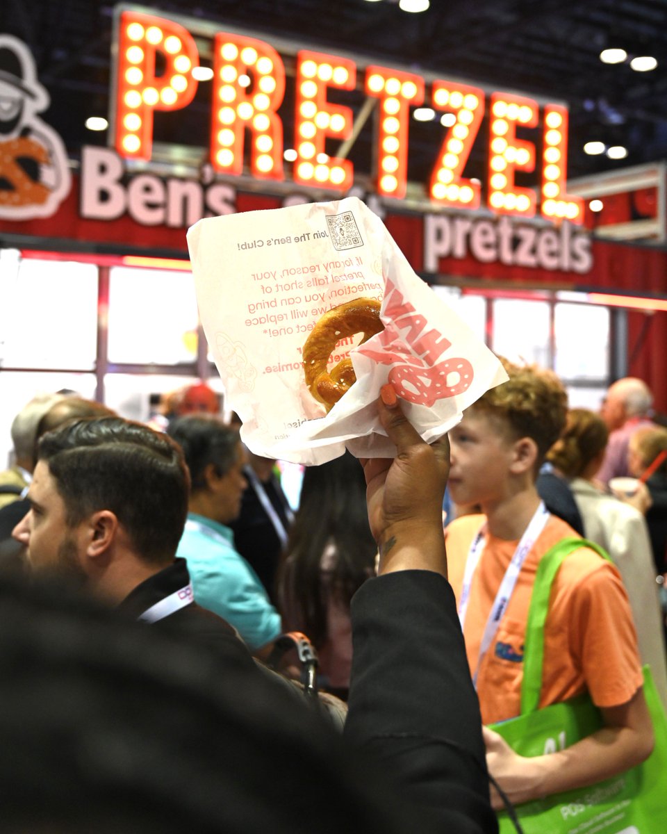 Last day for the show floor! Where are you going first? 🥨🎡🍿🕹️ 

@BensPretzels 
#IAAPAExpos