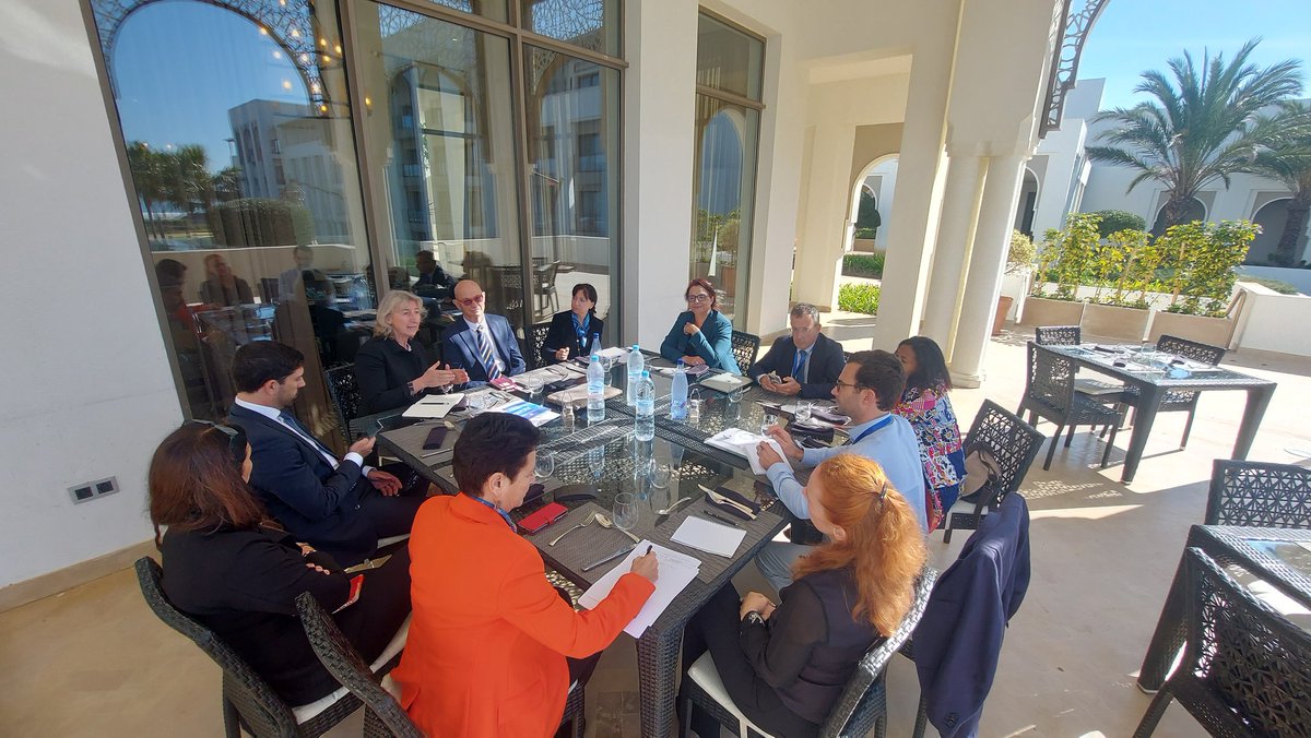 RaphaelDanglade's tweet photo. Timely working meeting at the @BAfricaSummit with members of the @AfricaEuropeFdn Africa-Europe Strategy Group on Ocean Governance, marking the mid-term point of our project, and paving the way towards the future! https://t.co/LWy1k1XwZM