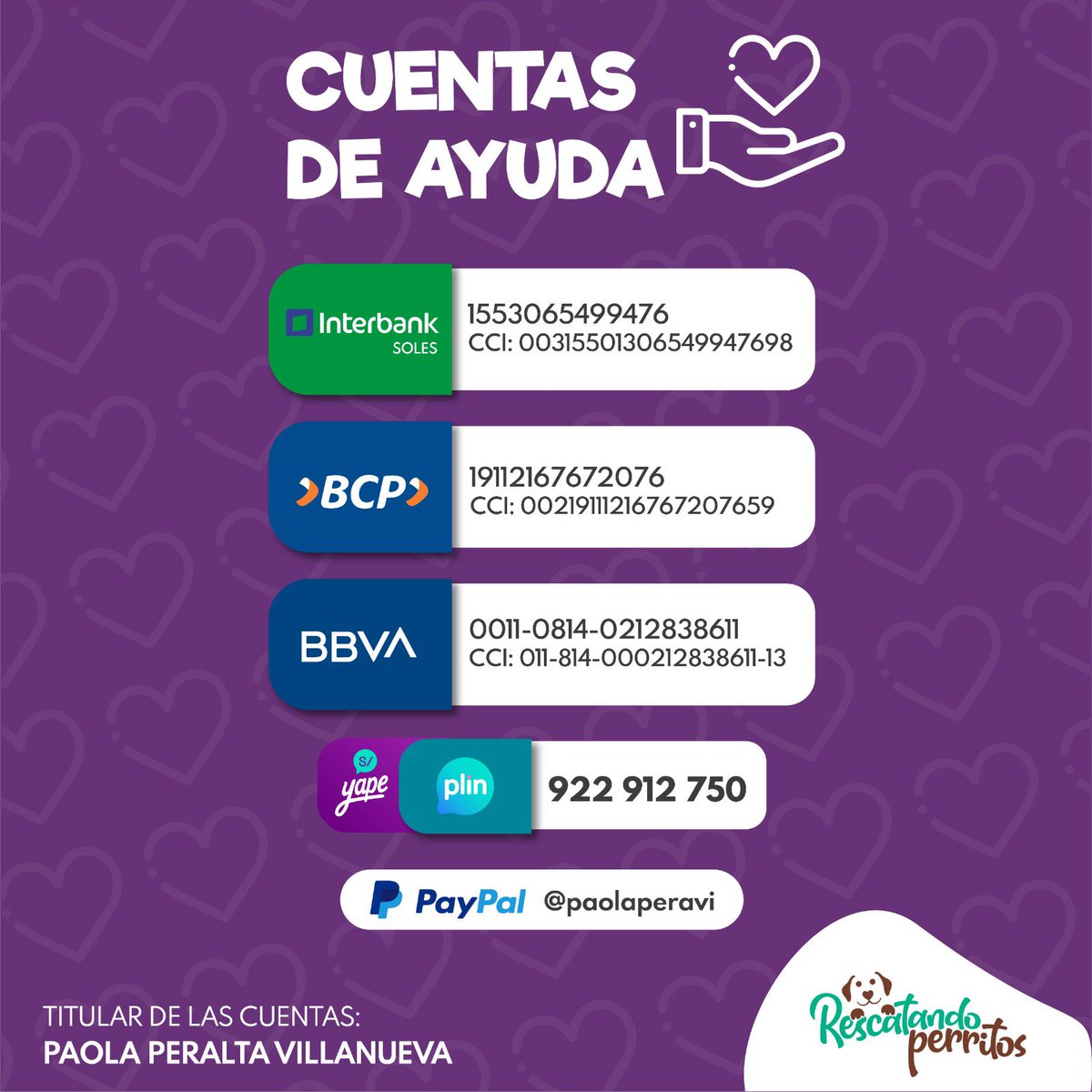 peravi's tweet photo. Fido se quedo sin apoyo y su proceso de recuperación en su caso, es lento pero estamos avanzando. Nos ayudas a pagar su temporal S/200 y comida S/ 120 🙏🏽  un RT 🙏🏽 https://t.co/DfzLAWC4zg