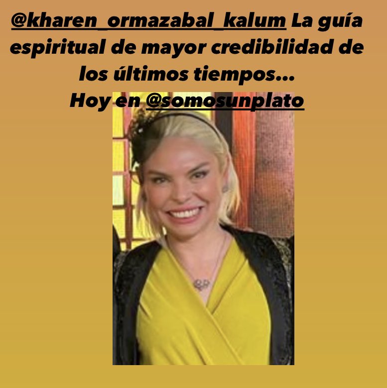 ZuritaInformada's tweet photo. ATENCIÓN HOY 12 a Hrs aprox ‼️
#SomosunPlato
#KharenOrmazabal @kharenormazabal
#MaestraEnArtesEsotericas
#Caracolas
#Numerologia
#CoachEspiritual
#EldiariodeZurita
#ZuritaInformada #CoctelDeEstrellas #AquiVuelanPlumas #ReporteroFantasma
#Tetragramaton
#GrandesMujeres https://t.co/czSNLkhKTq