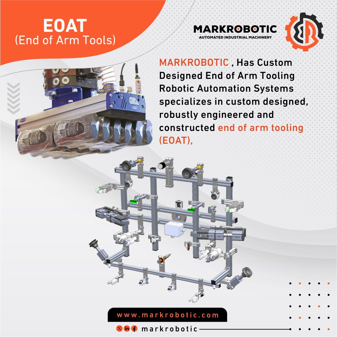 markrobotic's tweet image. EOAT is widely used in manufacturing and industrial automation for tasks such as material handling, assembly, packaging, and more.

#MARKROBOTIC #imlrobot #PlasticAutomation #robotic #IMDROBOT #injectionmoldingmachine #packaging #boxing #ASSEMBLEMACHINR