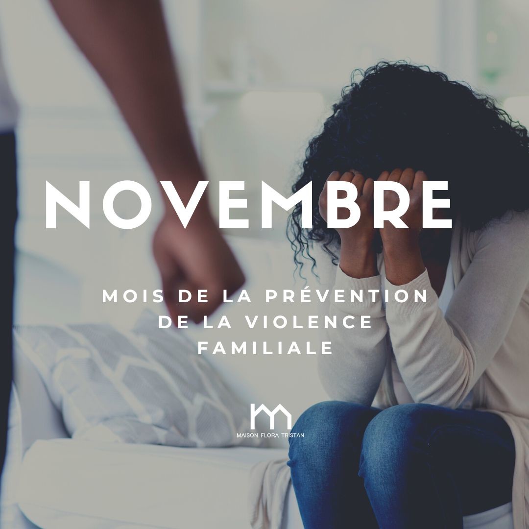 Novembre est le mois de la prévention de la #violencefamiliale 
Vous êtes victime de violence conjugale? Contactez-nous.

messagerie texte (9h à 21h) : 514-968-5956
 aide@maisonfloratristan.com