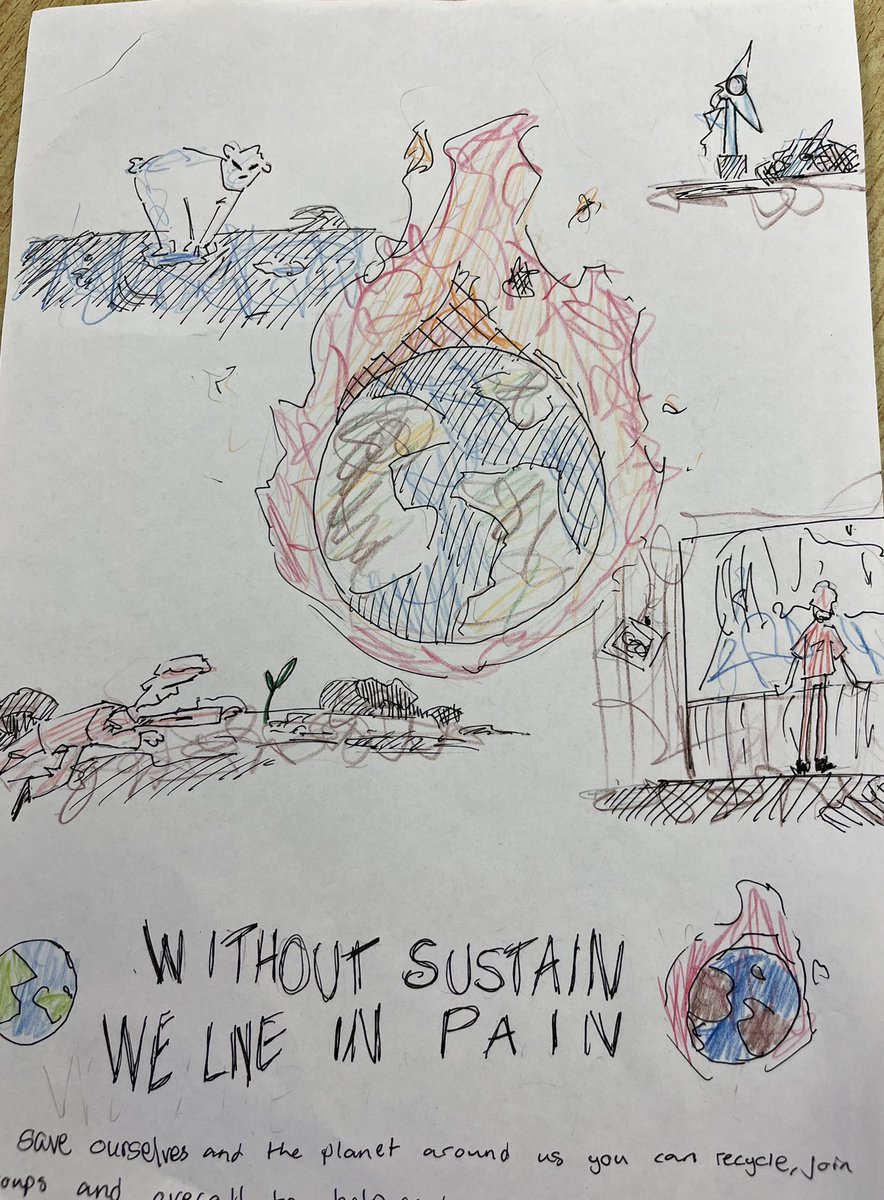 One of the activities run as part of Geography Awareness Week in Kinsale Community School was a Geography Poster Competition on Sustainability. Here are some of our winning posters 😁🌎 @KinsaleComSch @KinsaleCSGeo #geographyawarenessweek #Sustainability