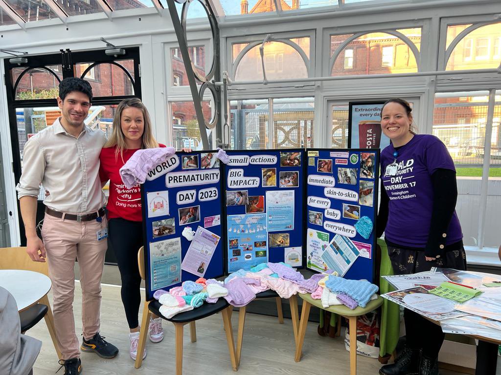 Lots going on at Birmingham Children’s Hospital today for World Prematurity Day 💜 #WorldPrematurityDay2023 #wpd23