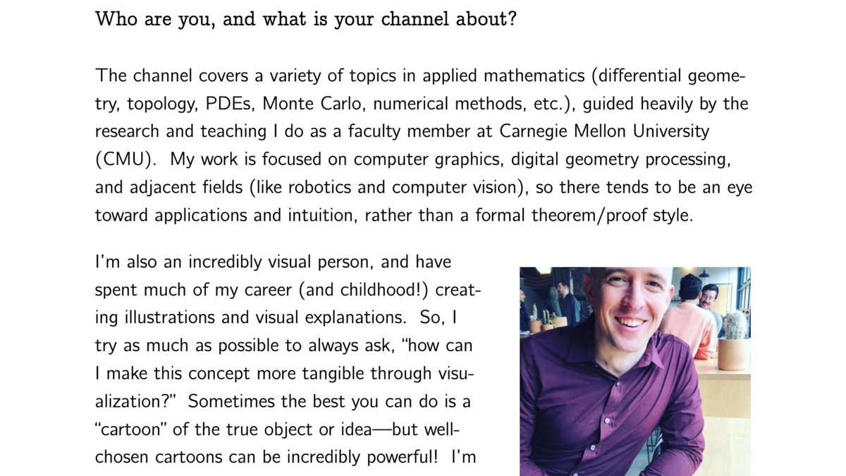 Had fun talking with Katie Steckles (@stecks) from The @aperiodical about my YouTube channel—and more broadly about how visualization and illustration can be a powerful tool for communicating ideas in mathematics & computer science: aperiodical.com/2023/11/eipi-t…