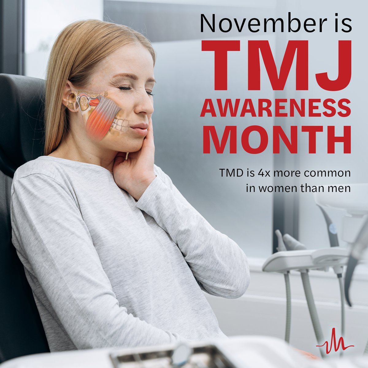 Did you know 1 in 8 Americans suffer from TMD? 

This November, be aware of the signs, advocate for understanding, and discuss treatment options. 🦷

Join us in spreading the word. 💪

#TMJAwareness #NovemberTMJAwareness #TMJAwarenessMonth #DentalHealth