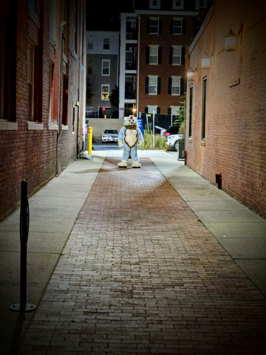 KyMeARiver's tweet photo. "What is he doing?"
"He's just standing there... Menacingly."
#FursuitFriday https://t.co/rej2nfNJyr