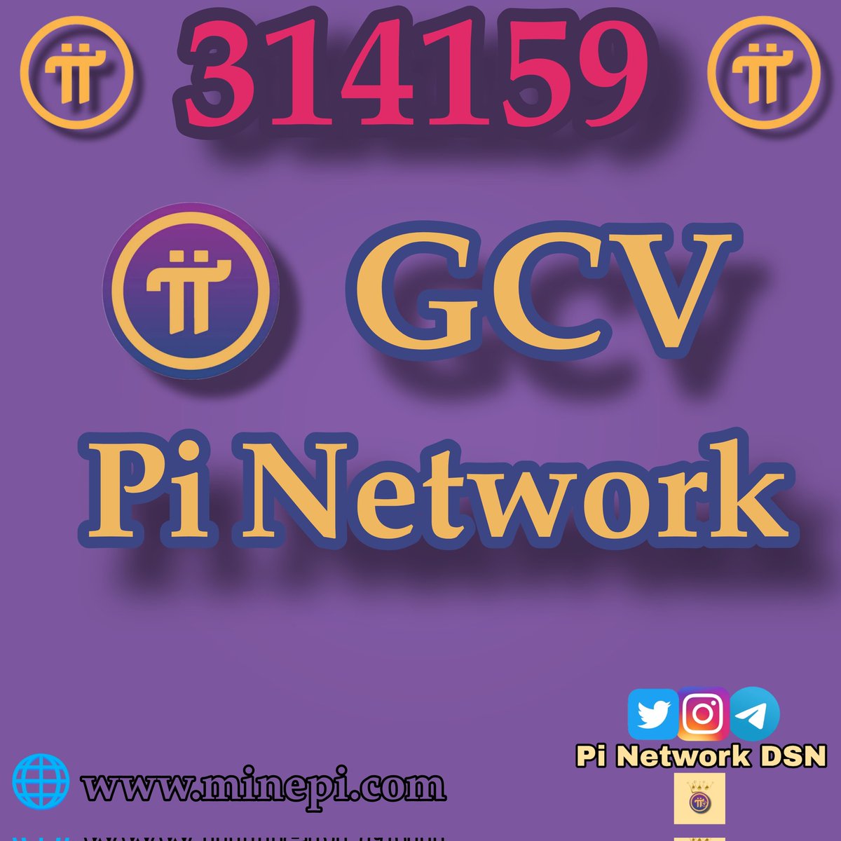 Hello all #Pioneers.I ask you to retweet this tweet to everyone who supports #GCV,so that it reaches all parts of the world and to all people We will all agree on this price to be the official price,which is what serves everyone.Thank you
<a href="/PiCoreTeam/">Pi Network</a> <a href="/dorisyincpa/">Doris Yin 东方紫莲🪷</a> <a href="/WoodyLightyearx/">Woody Lightyear 𝛑</a>