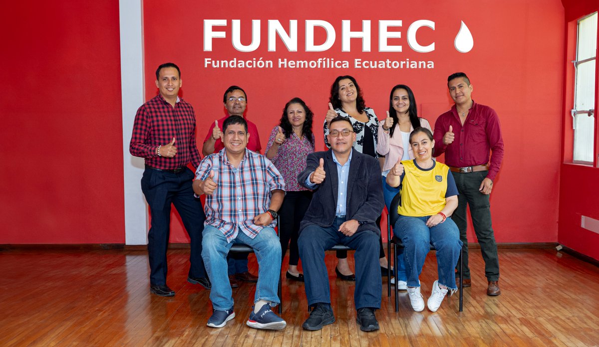 FUNDHEC's tweet photo. La organización institucional de la FUNDHEC ha sido clave para transformar vidas. Gracias a su dedicación y compromiso, ha logrado mejorar la salud de pacientes con Hemofilia y otras coagulopatías en Ecuador. #fundhec 💪🏥 #saludecuador 🇪🇨❤️ https://t.co/ON2Et40a6S