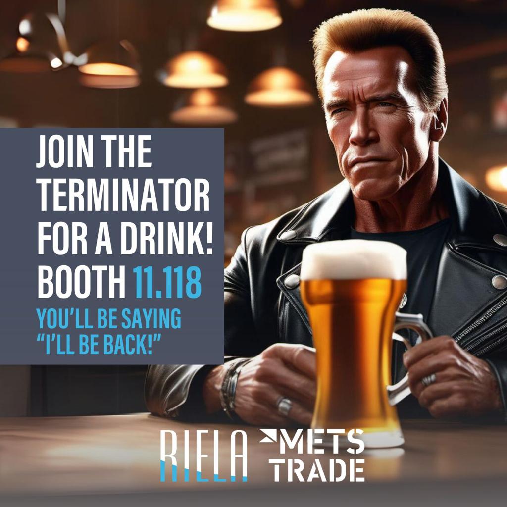 Final call to join The Terminator for a drink at Booth 11.118! Don't miss your chance to raise a glass with us. We bet you'll be saying 'I'll be back' for more next time🍻 #LastCallWithTerminator