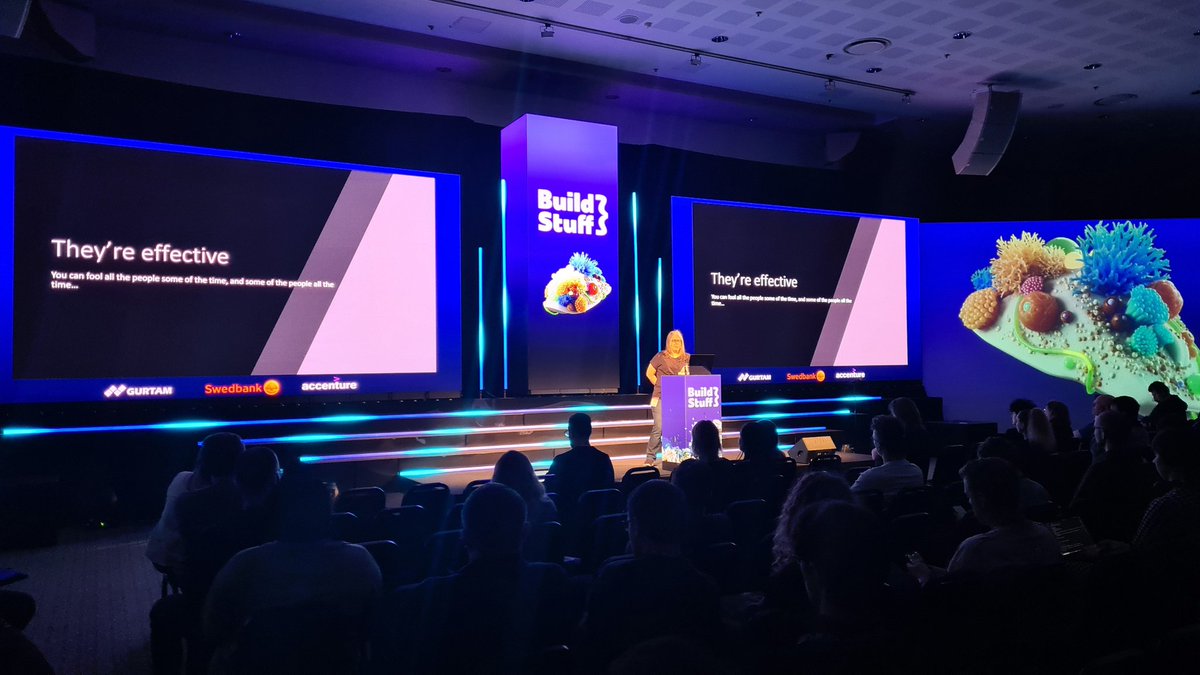 Build Stuff Conference (@buildstuffconf) on Twitter photo "What sorcery is this? How Software uses Dark Patterns to Manipulate Users" by <a href="/RachelAppel/">Rachel Appel</a> at the ALFA stage now!
#BuildStuffConf "What sorcery is this? How Software uses Dark Patterns to Manipulate Users" by <a href="/RachelAppel/">Rachel Appel</a> at the ALFA stage now!
#BuildStuffConf