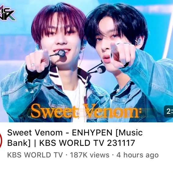 VotingEngenecy's tweet photo. ENGENEs, 

We need to increase the views of Sweet Venom, Still Monster and JUNGWON's little day to increase our broadcast points. 

Also, please install MUBEAT already and collect more beats. We need to win the pre vote with a BIG GAP to secure our win, ENGENEs. https://t.co/tLtskCeMzl
