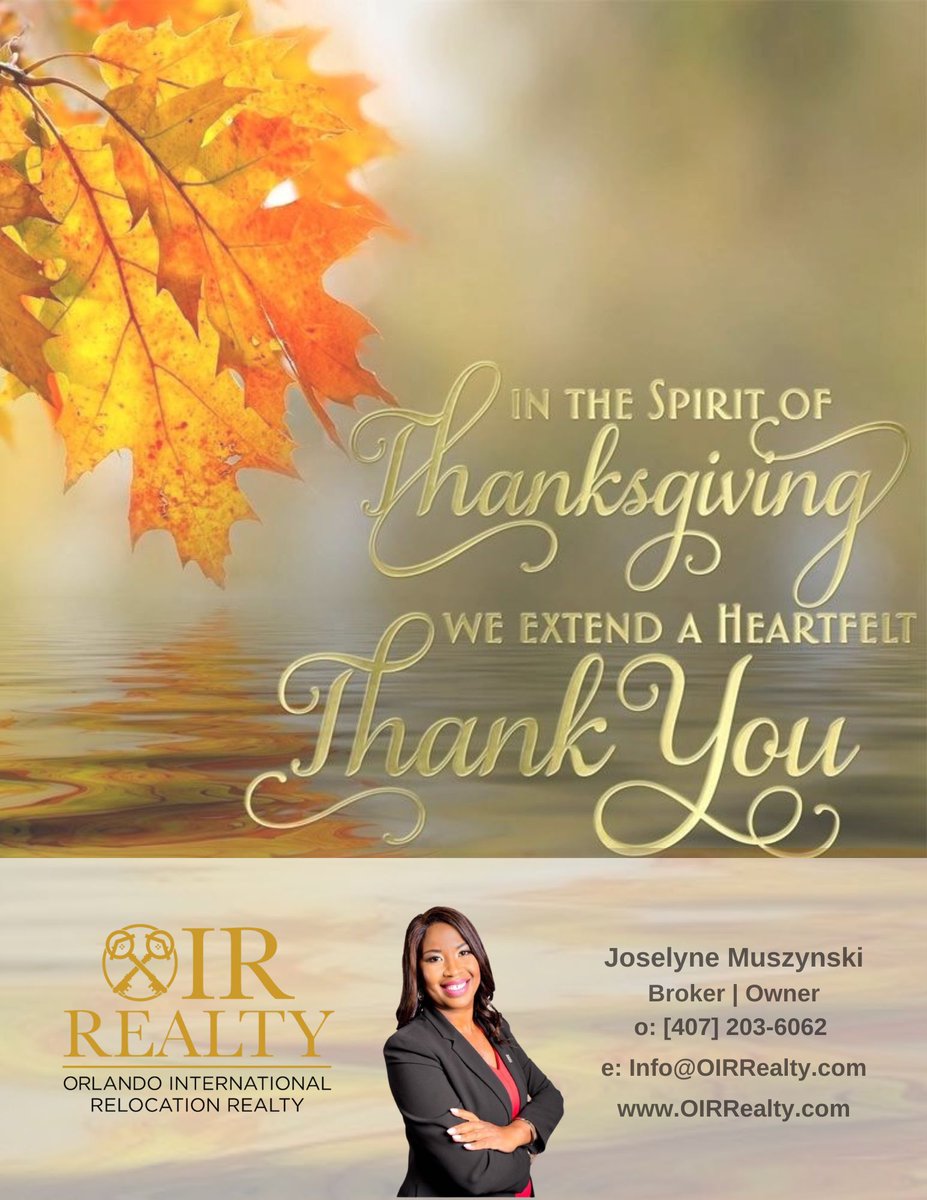 TheOrlandoAgent's tweet photo. Wishing you a Wonderful Thanksgiving! https://t.co/x05CcujkGX