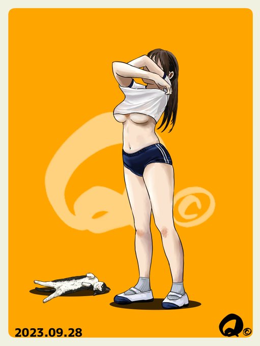 #見た人もなにか無言でブルマ女子をあげる 