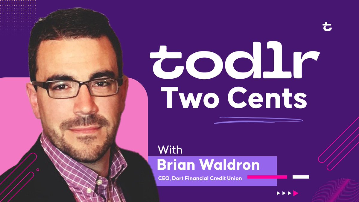 We started a podcast to speak with the leaders of the world’s largest financial institutions, our first guest was Brian Waldron, the CEO of <a href="/DortFinancial/">Dort Financial Credit Union</a>, and a father of three boys. 

YouTube: youtu.be/AGsDdbMNiGU?si…

Spotify: open.spotify.com/episode/2u45Qu…