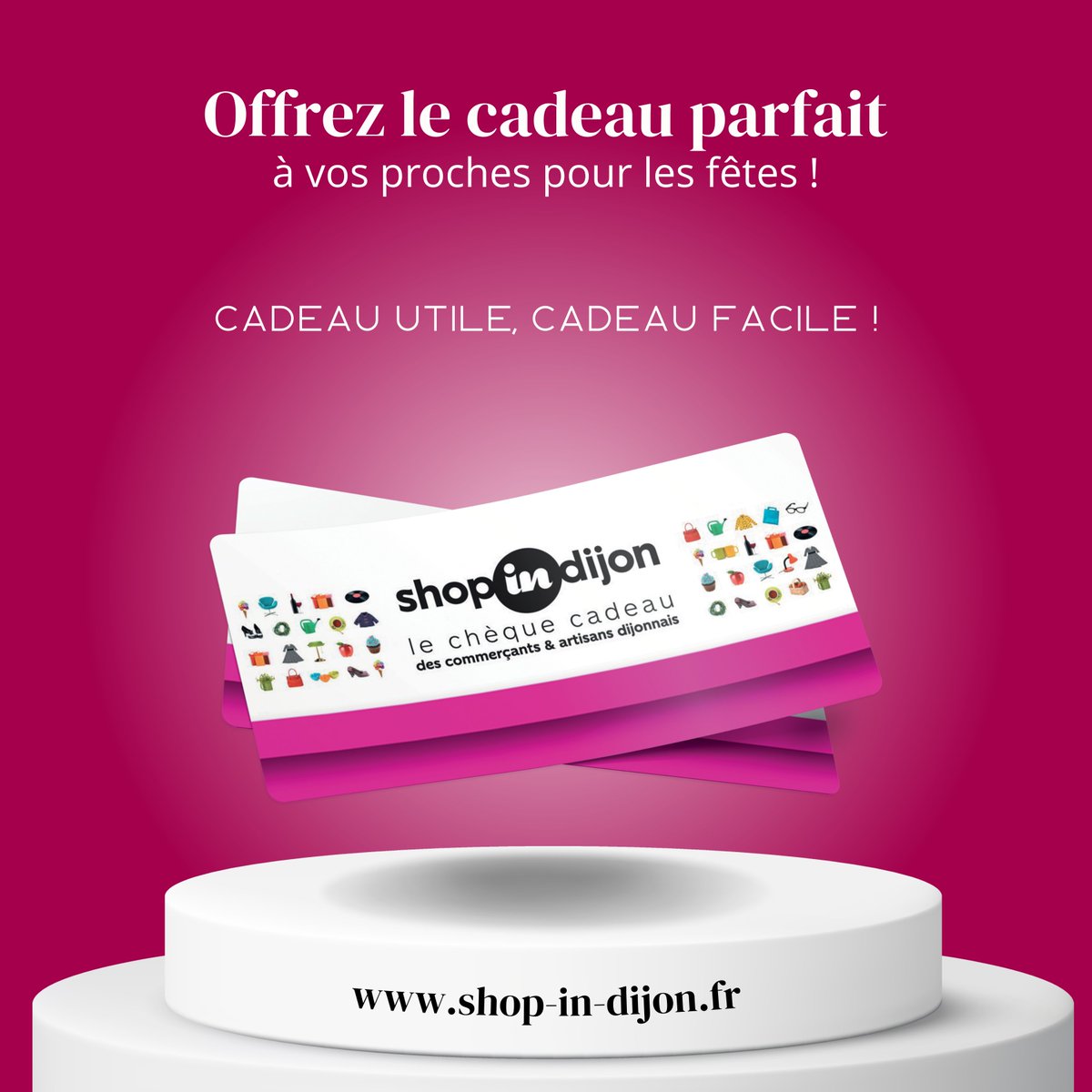 La fin d'année approche 😍 et les plaisirs qui vont avec également ! C'est l'occasion de gâter vos proches avec un cadeau où vous êtes sûrs de ne pas vous tromper ! 🎁

Infos : shop-in-dijon.fr