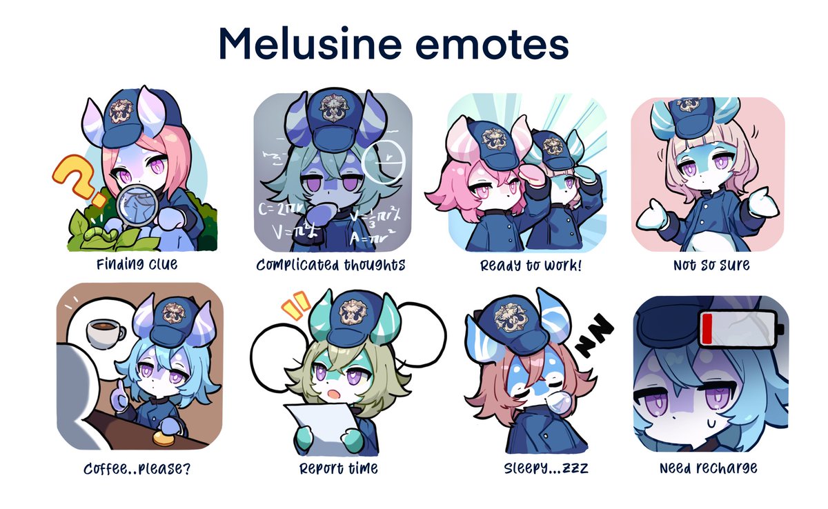 #MelusineEmotes #Melusine #MelusineFanArt #GenshinImpact 
The contest has ended. Thank you Hoyoverse. I realize it not to be used for anywhere so here the files link in case you wanna use them: 

drive.google.com/drive/folders/…