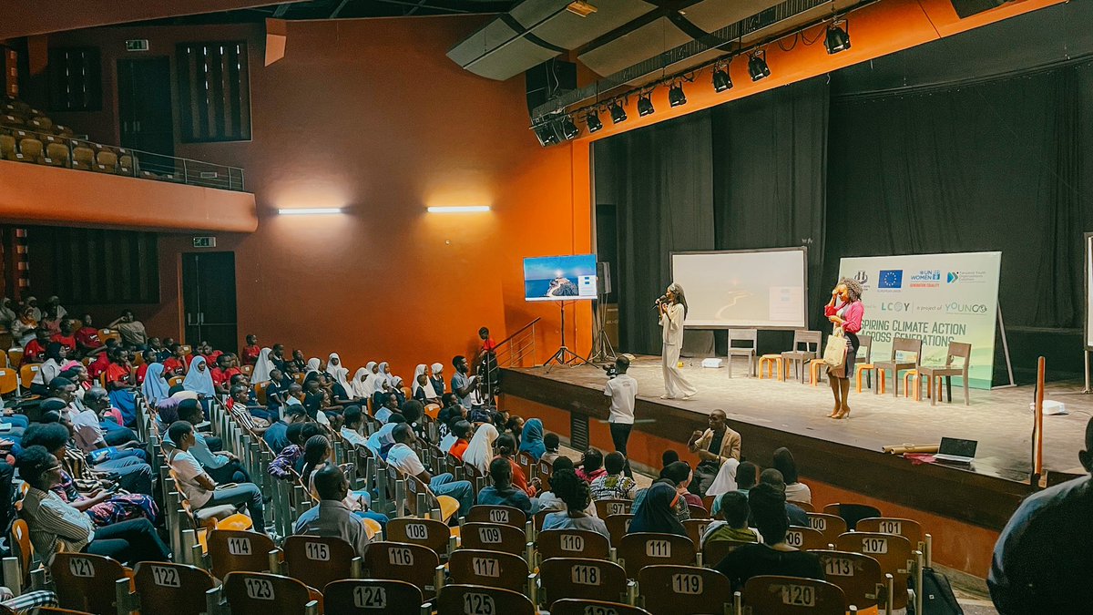 It’s great to see a huge turn up of youths from different schools trying to be advocates and voices for climate change for generation and generations to come… 
At this pace 
Tanzania is about to be far 😎🙌🏾